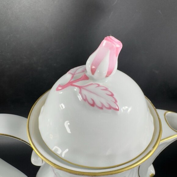 AK Kaiser Porcelain Teapot Rokokoform Dubarry Germany Rose Bud Carafe Mirabell - Picture 14 of 16